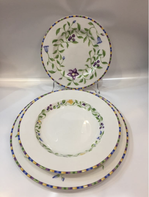 ATHENA BOTTICELLI PIATTI 40 PZ. BONE CHINA RICHARD GINORI