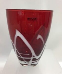 BICCHIERI ACQUA LAGUNA TUMBLER ROSSO MURANO BITOSSI