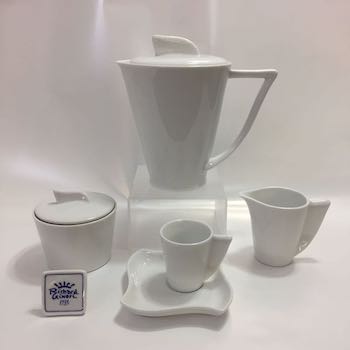 DEDALO BIANCO CAFFE 15 PZ. PORCELLANA RICHARD GINORI