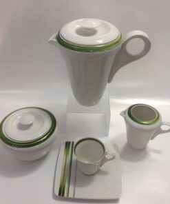 RAYURES VEGETAL CAFFE 15 PZ. PORCELAINE DE LIMOGES