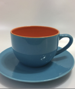 1 TAZZA CAFFE' 1 TAZZA COLAZIONE TOP BARCELLONA CERAMICA PAGNOSSIN